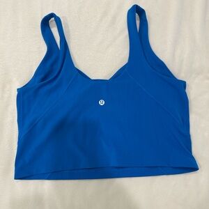 lululemon athletica Blue Crop Top